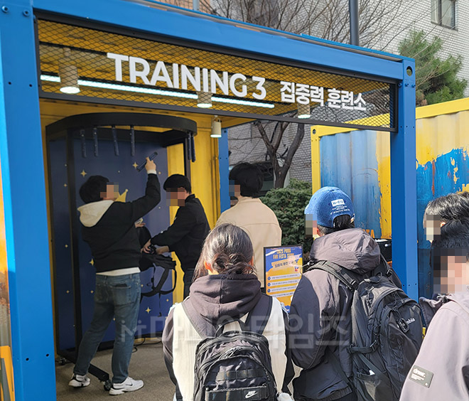 '배틀그라운드 PUBG 팬 페스타 서울' 행사 미니게임 현장. 사진 : 이동근 기자