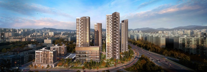 송파 한양3차 재건축 조감도