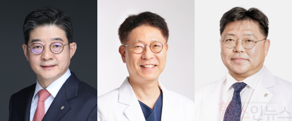 (좌측부터) 한승범 안암병원장·민병욱 구로병원장·서동훈 안산병원장 (고대의료원 제공)