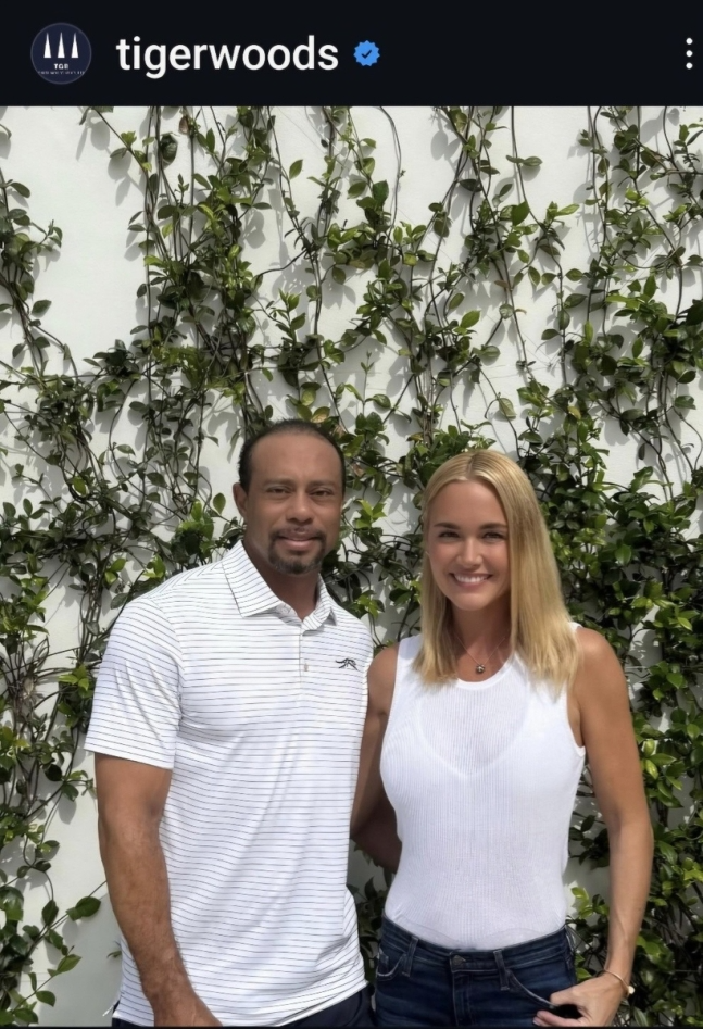 타이거 우즈와 바네사 트럼프.
