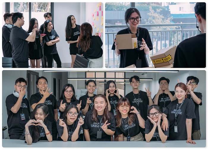 업틱의 베트남 호찌민에서 근무 중인 현지인 직원들의 모습. / 업틱(UpTik) 제공