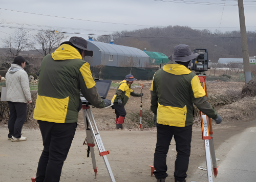 〈지적재조사 측량 – 계양구 둑실3지구〉