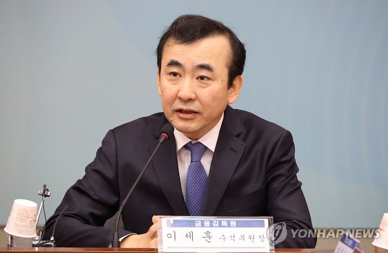 이세훈 금융감독원 수석부원장.