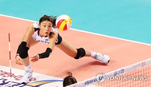 2019년 열렸던 한국-태국 올스타 슈퍼매치에 출전한 김연경