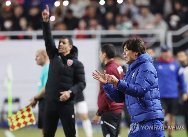원정선 3승1무, 홈선 1승3무... 홍명보 감독 '홈 부진 이유, 나도 정확히 파악 못해'