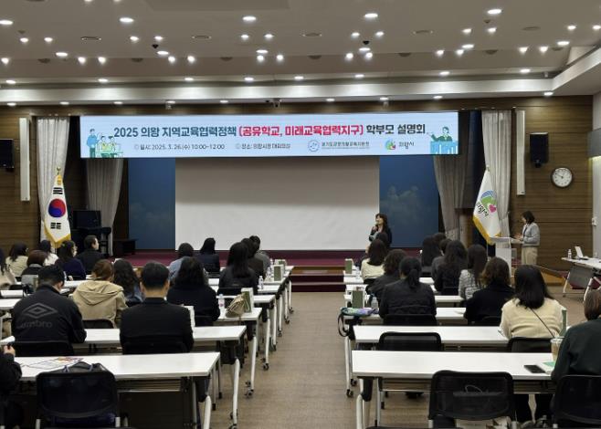 군포의왕교육지원청, 2025 지역교육협력정책 학부모 설명회 개최