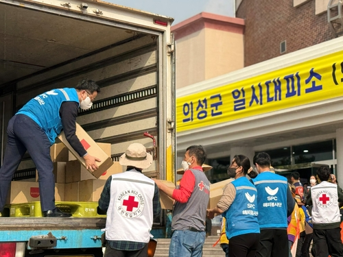 SPC, 산불 피해지역에 식품 전달. ⓒSPC그룹