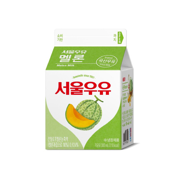 서울우유협동조합(조합장 문진섭)이 프리미엄 멜론 과즙을 활용한 신제품 '서울우유 멜론'을 출시했다. (서울우유 제공)