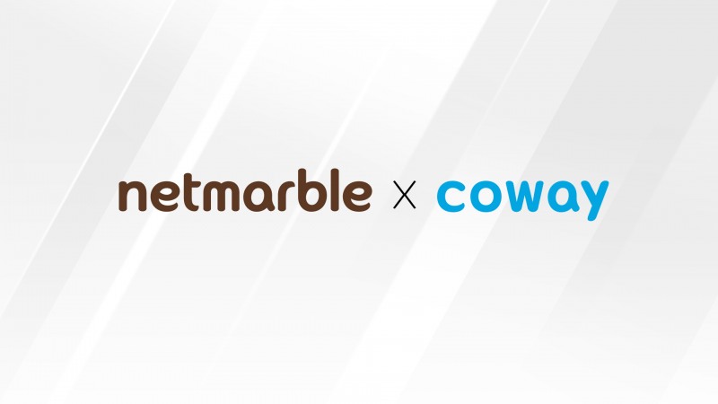 넷마블과 코웨이 로고(제공=넷마블).