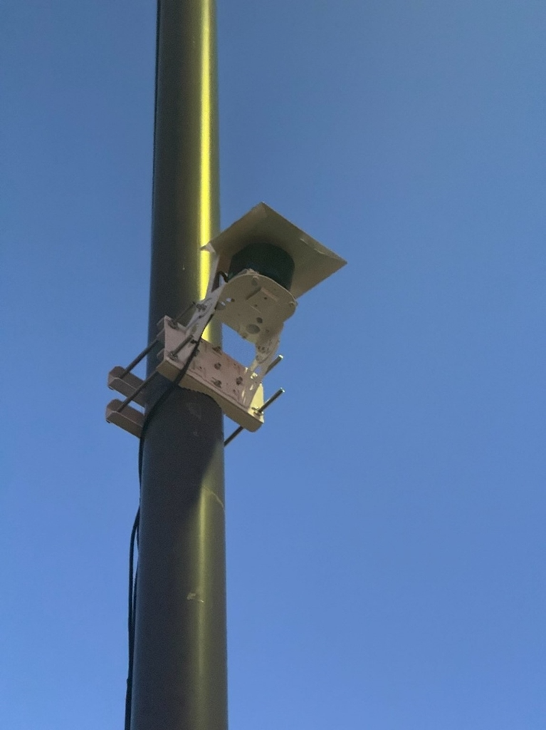 은평구 라이다 설치 모습 (사진제공=뷰런테크놀로지)