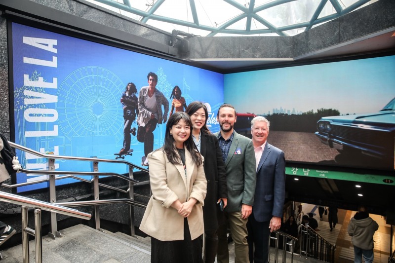 우리가 사랑하는 LA 캠페인_돈 스키오 CMO, 크래이그 기본스 아시아 퍼시픽 이사 & LA관광청 (김나혜 부장, 최지인 과장)