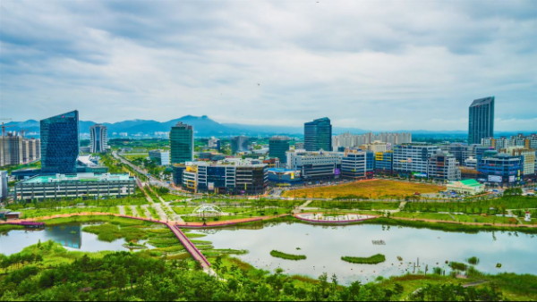 제9회 나무 나누어주기 행사 개최될 빛가람호수공원 전경. ⓒ 나주시