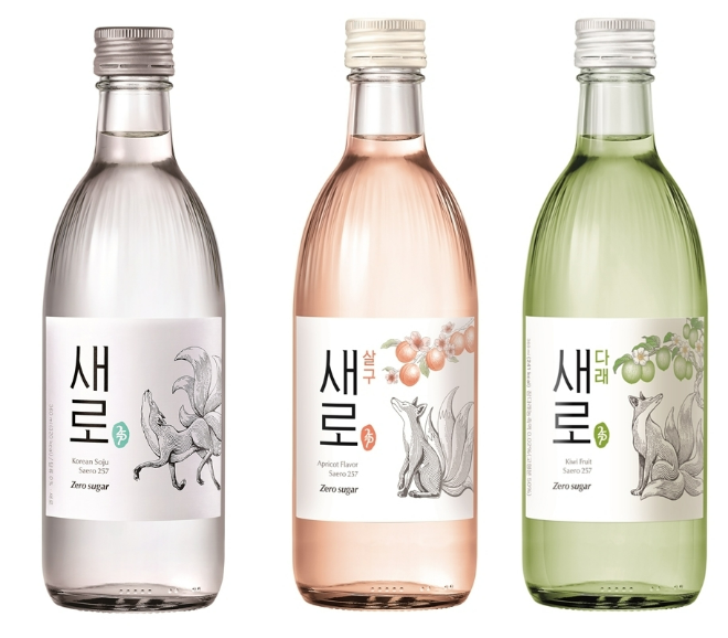 새로 소주 라인업 이미지. ⓒ롯데칠성음료
