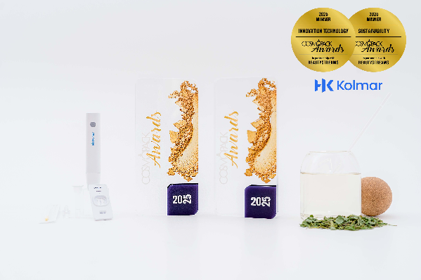 한국콜마는 제56회 '코스모프로프 볼로냐 2025'에서 혁신기술과 지속가능성 부문에서 동시에 최고상을 차지하는 쾌거를 이뤘다. (한국콜마 제공)
