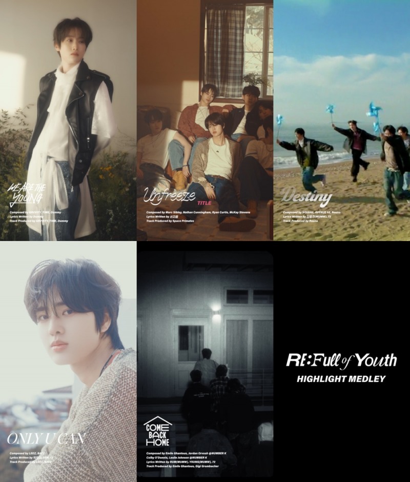템페스트, 미니 6집 하이라이트 메들리 공개…봄을 닮은 청춘의 향연