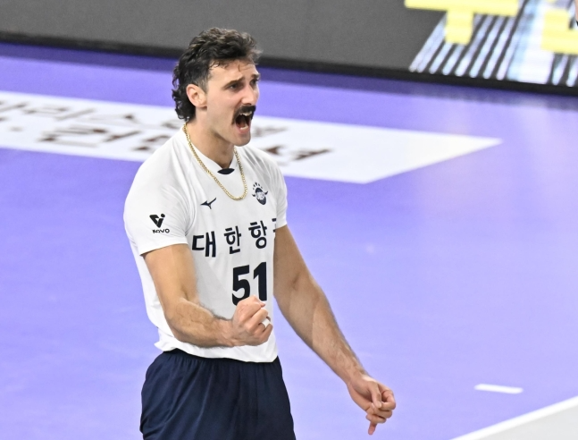 대한항공의 외국인 선수 카일 러셀