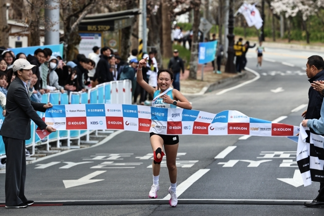 경기체고, 코오롱구간마라톤 여자부 우승