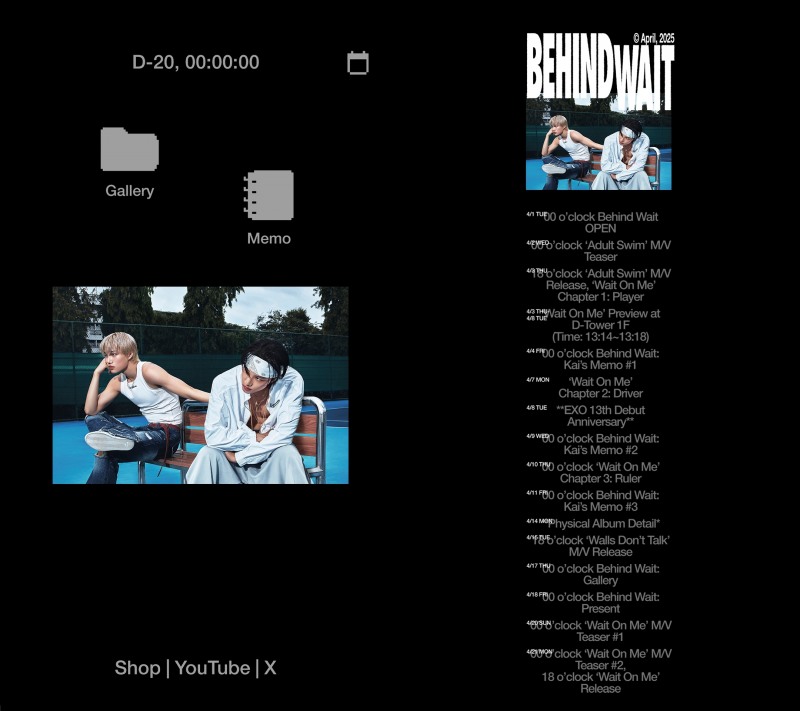 엑소 카이, ‘월클 퍼포머’ 컴백 맞이 多 콘텐츠…네 번째 미니앨범 프로모션 웹사이트 오픈