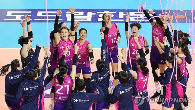 흥국생명, 챔프 1차전 승리