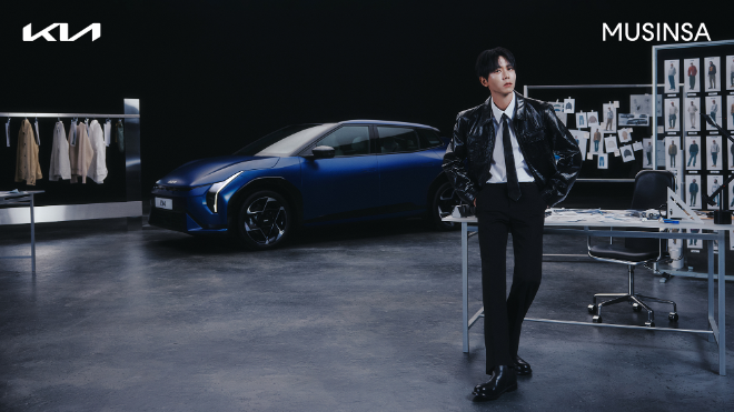 기아는 무신사와 협업해 오는 13일까지 서울 성동구 기아 언플러그드 그라운드'에서 'EV4' 특별전을 진행한다. ⓒ기아