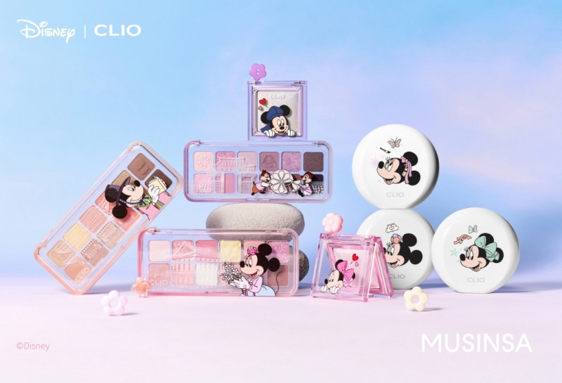 무신사 뷰티가 디즈니코리아와 메이크업 브랜드 클리오(CLIO)가 협업한 한정판 제품을 단독 출시했다. (무신사뷰티 제공)