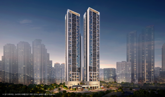 쌍용 더 플래티넘 서면 투시도 ⓒ쌍용건설