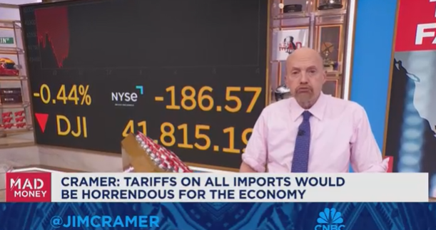 (상보) 크레이머 "20% 관세 부과, 경제에 끔찍한 결과 초래"