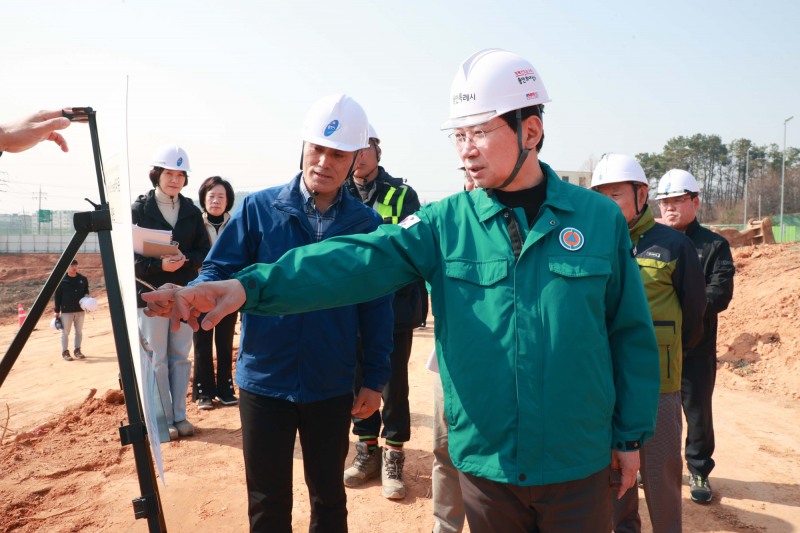 이상일 시장, 용인 Farm&Forest 타운 조성 사업 현장 방문