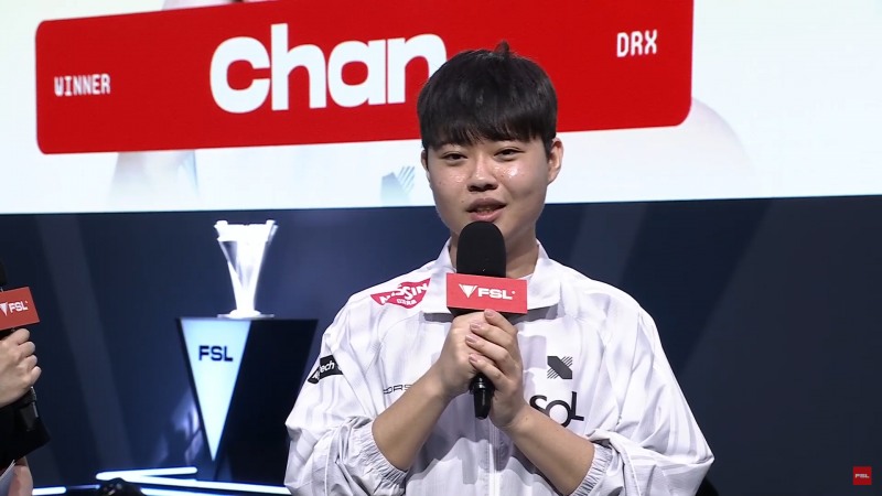DRX '찬' 박찬화(출처=대회 실황 캡쳐).