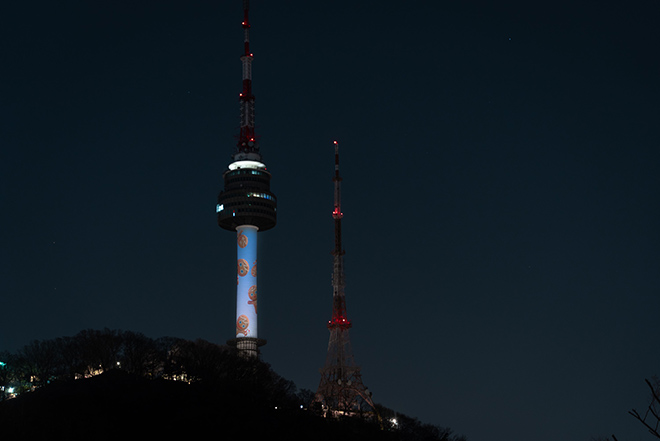 쿠키런 클래식 미디어 매핑 쇼 '#모두다빛난다'. 사진 제공 : 데브시스터즈