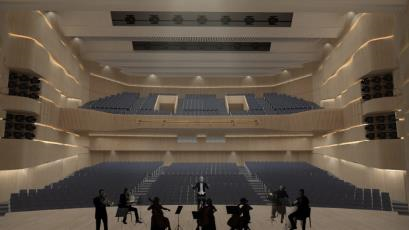 인천문화예술회관 대공연장 조감도