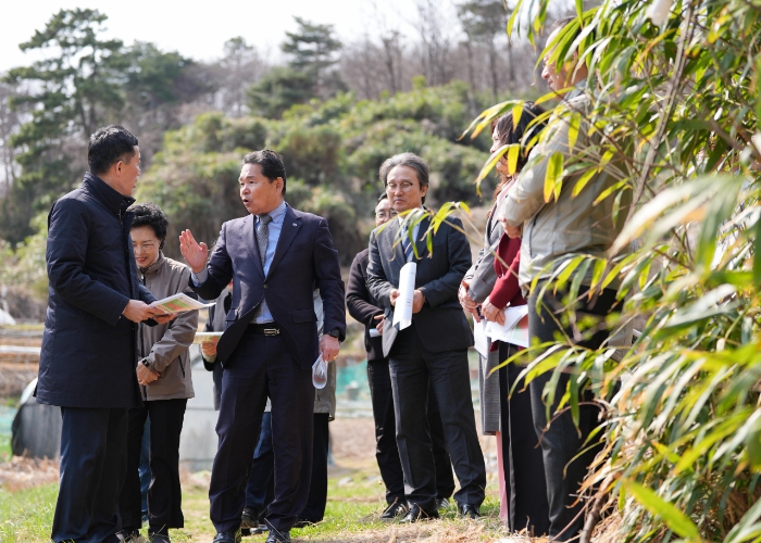 속초중학교 이전 추진 상황 현장 방문 점검