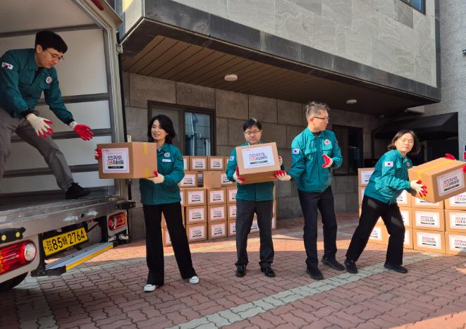 경북교육청, 산불 피해 학생들에게 생필품 꾸러미 긴급 지원