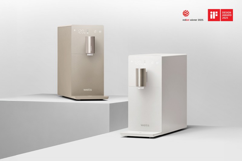 교원 웰스(Wells), ‘슬림원 정수기’ 레드닷 디자인 어워드 수상…디자인상 2관왕 쾌거