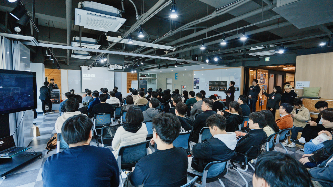 지난 3일 부산 글로벌게임센터에서 '제5회 부산 게임 개발자 콘퍼런스'가 진행 중인 모습 ⓒ스마일게이트 오렌지플래닛
