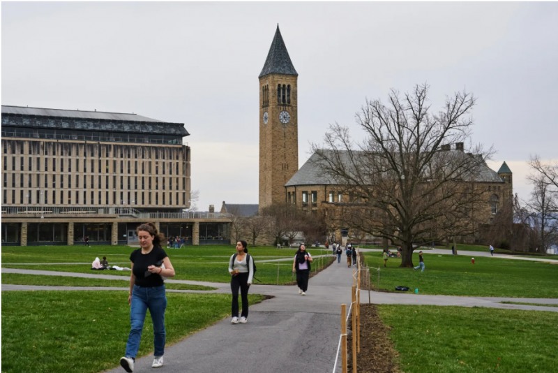 뉴욕주의 아이비리그 명문인 코넬대는 상업어음(CP) 규모를 늘려 트럼프 행정부의 지원금 중단 가능성에 대비하고 있다. 사진=블룸버그통신