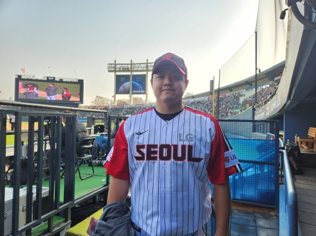 인터뷰하는 장현식