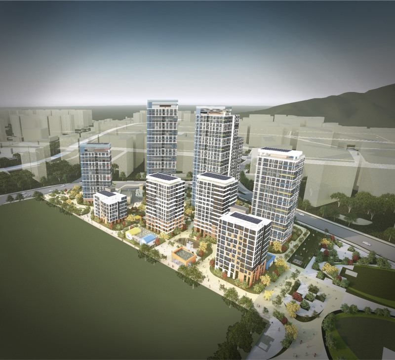 하남교산 A1블록 기본설계 조감도