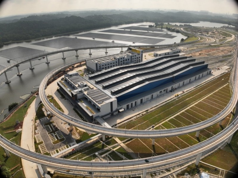 싱가포르 종합 철도 시험센터(SRTC) 전경. / 사진=GS건설 제공