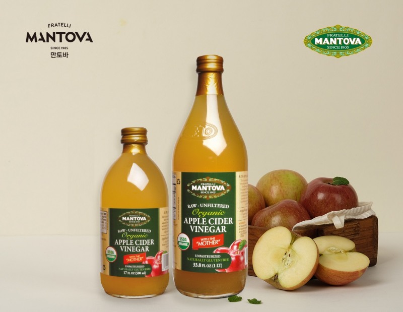 만토바, 이탈리아 오가닉 애플사이다 비니거 출시