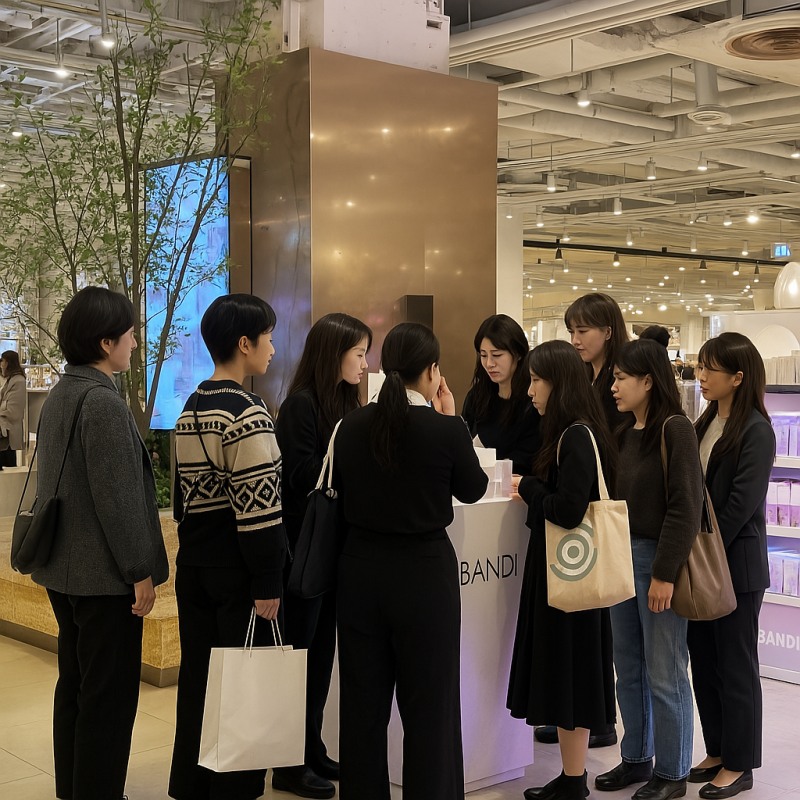 반디, 현대백화점 본점 ‘길다(GILDAA)’ 속눈썹 영양제 팝업 오픈