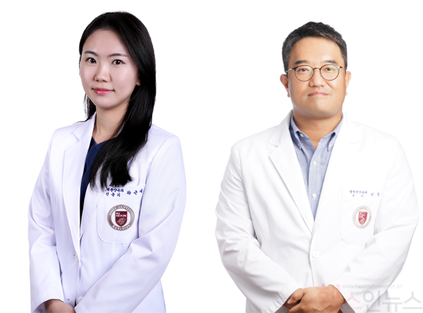 (왼쪽부터) 곽근예, 박용 고려대학교 안암병원 혈액내과 교수 (고대안암병원 제공)