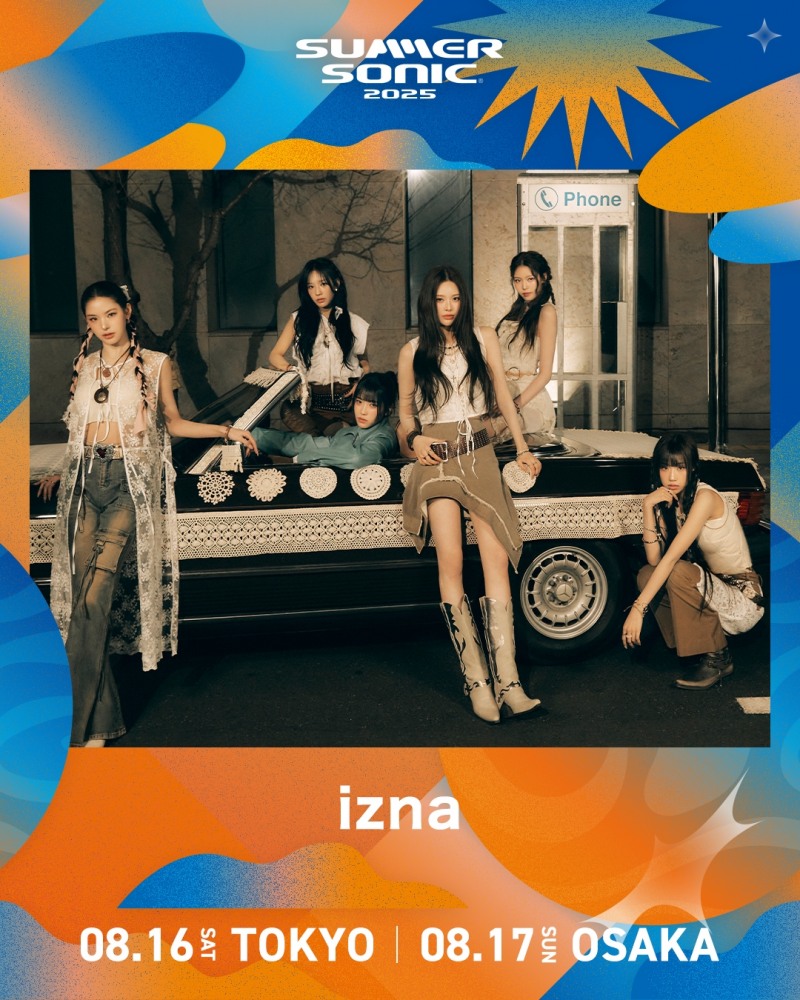 izna(이즈나), 日 ‘서머소닉’ 라인업 합류…종횡무진 활약