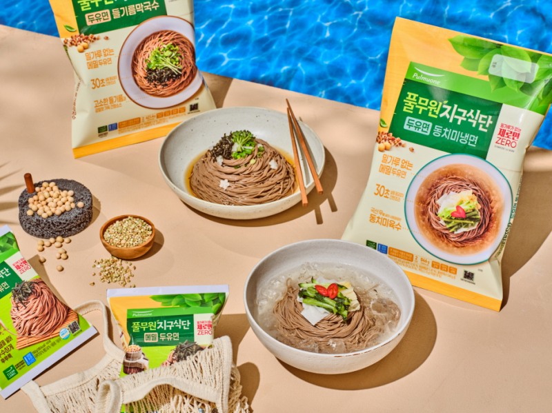 풀무원, 밀가루 없이 메밀과 두유로 만든 제로면 ‘지구식단 메밀두유면’ 출시