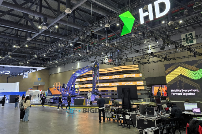2025 서울모빌리티쇼 HD현대 전시관. =성상영 기자