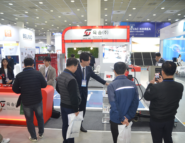 육송㈜, 전기차 화재 확산 지연 시스템 등 소방 혁신 솔루션 전시