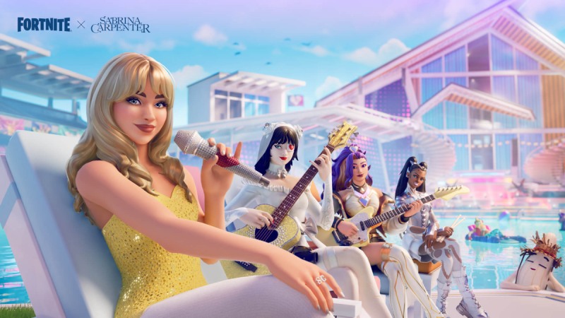'포트나이트 페스티벌' 시즌8 아이콘으로 선정된 사브리나 카펜터(사진 제공=에픽게임즈).