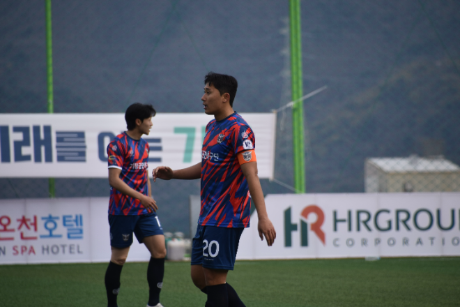 하이루트FC에서 새로운 도전을 시작한 공호원 선수가 2025년 기장군민축구단에 입단해 주장으로서 선수 생활을 이어가고 있다./사진=기장군민축구단 제공