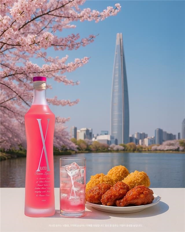 캄파리코리아, 엑스레이티드 하이볼 체리 블러썸 프로모션 진행