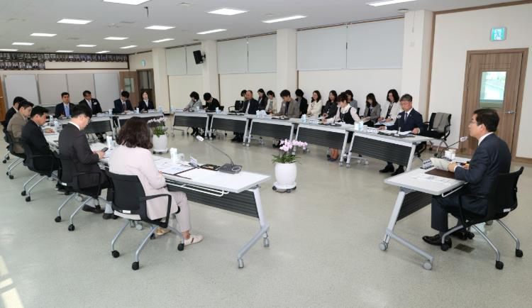 보은교육지원청 윤건영 교육감, 보은교육지원청 찾아 주요업무 협의 가져